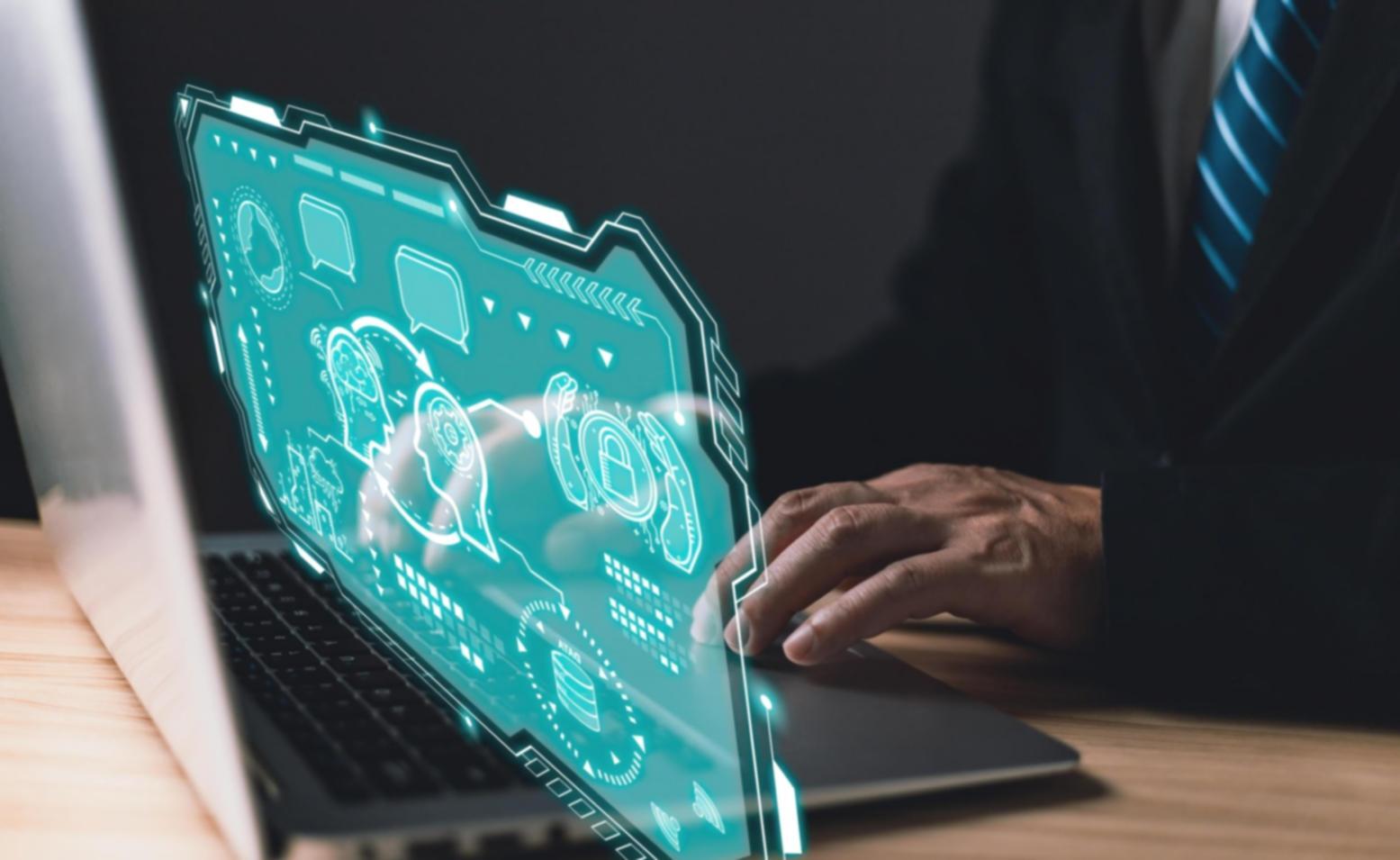 Students collaborating on AI governance framework development